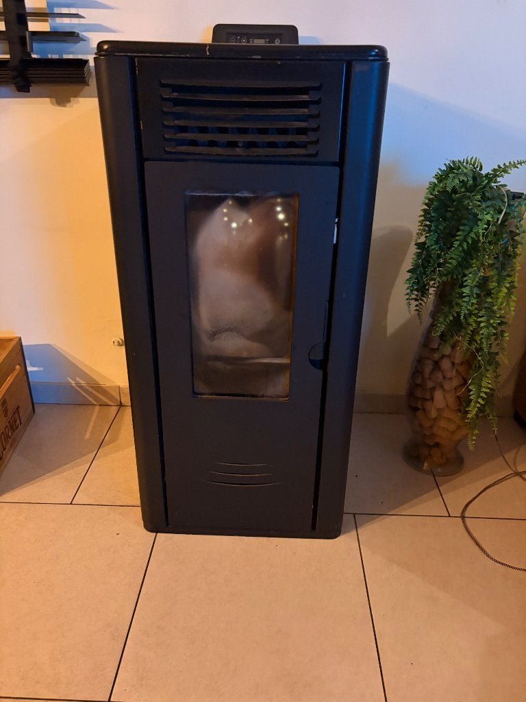 Pellestoof 12 kw, Huis en Inrichting, Kachels, Ophalen of Verzenden, Gebruikt