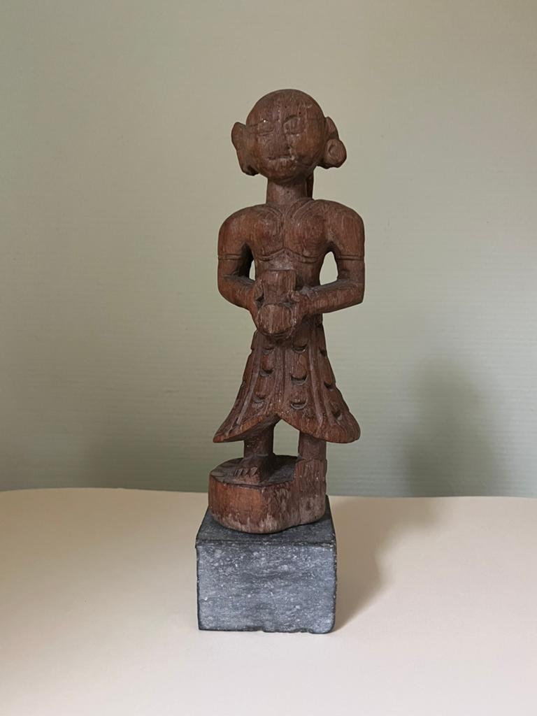 Marapachi- Bommai beeldje, Houtsnijwerk, Ophalen of Verzenden, Handgemaakt, 20 - 50 cm