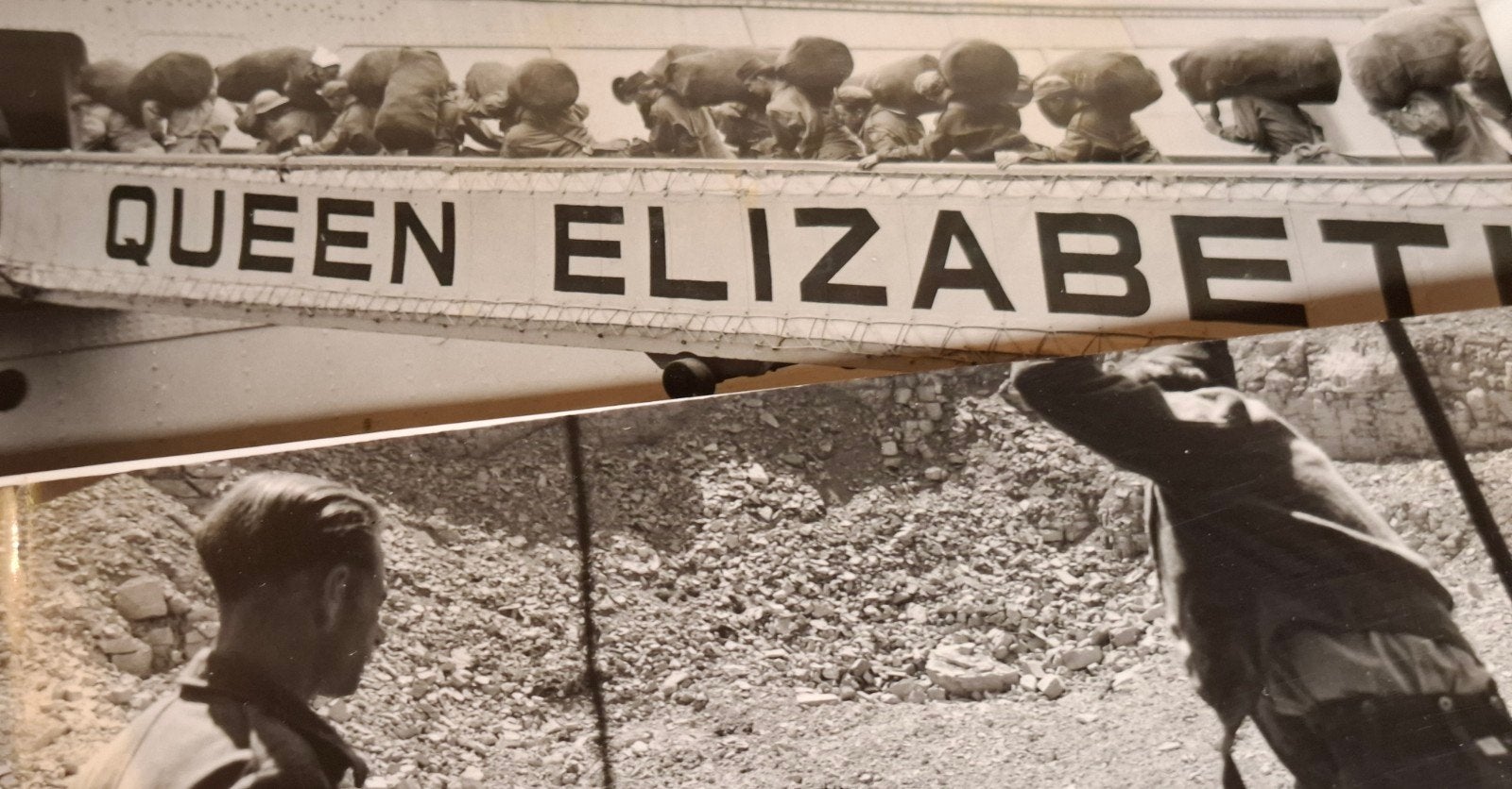 8Zeldzame originele zilveren foto's. augustus 1945., Verzenden