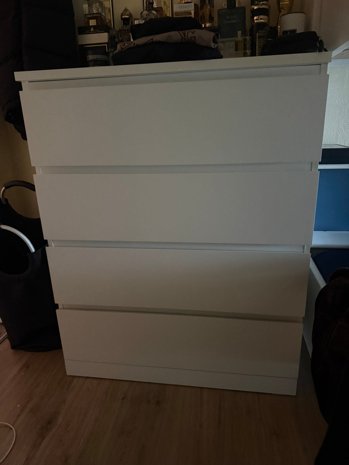 Malm ladekast Ikea, 3 ou 4 tiroirs, Enlèvement, Utilisé, 50 à 100 cm