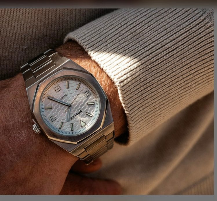 Montre pour homme Hodler Zernez - Silver, Enlèvement ou Envoi, Argent
