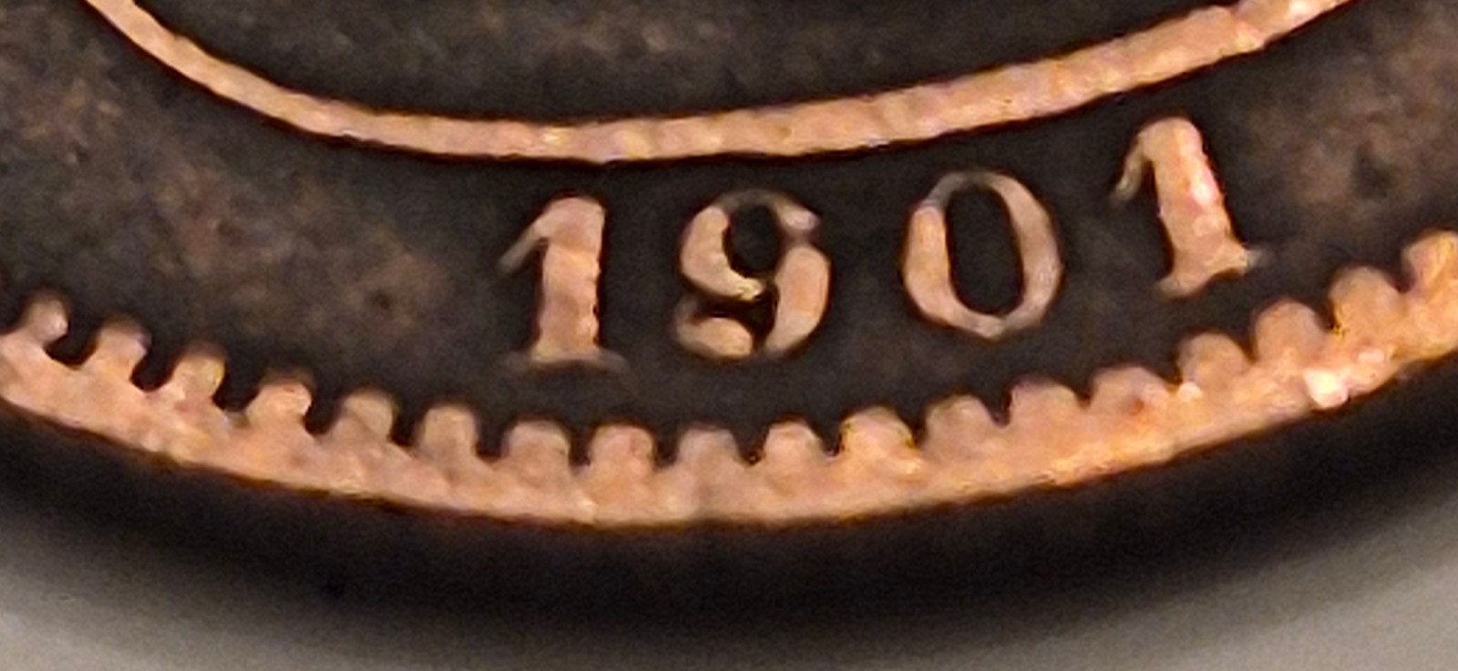 Zeer zeldzame  1 centiem koper leopold 2 van 1901/801 Frans, Enlèvement ou Envoi, Autre, Monnaie en vrac