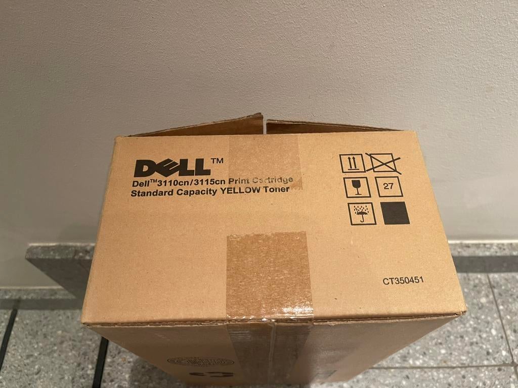 DELL Toner (NF555) 3110cn/3115cn YELLOW standard capacity, Computers en Software, Printerbenodigdheden, Zo goed als nieuw, Toner