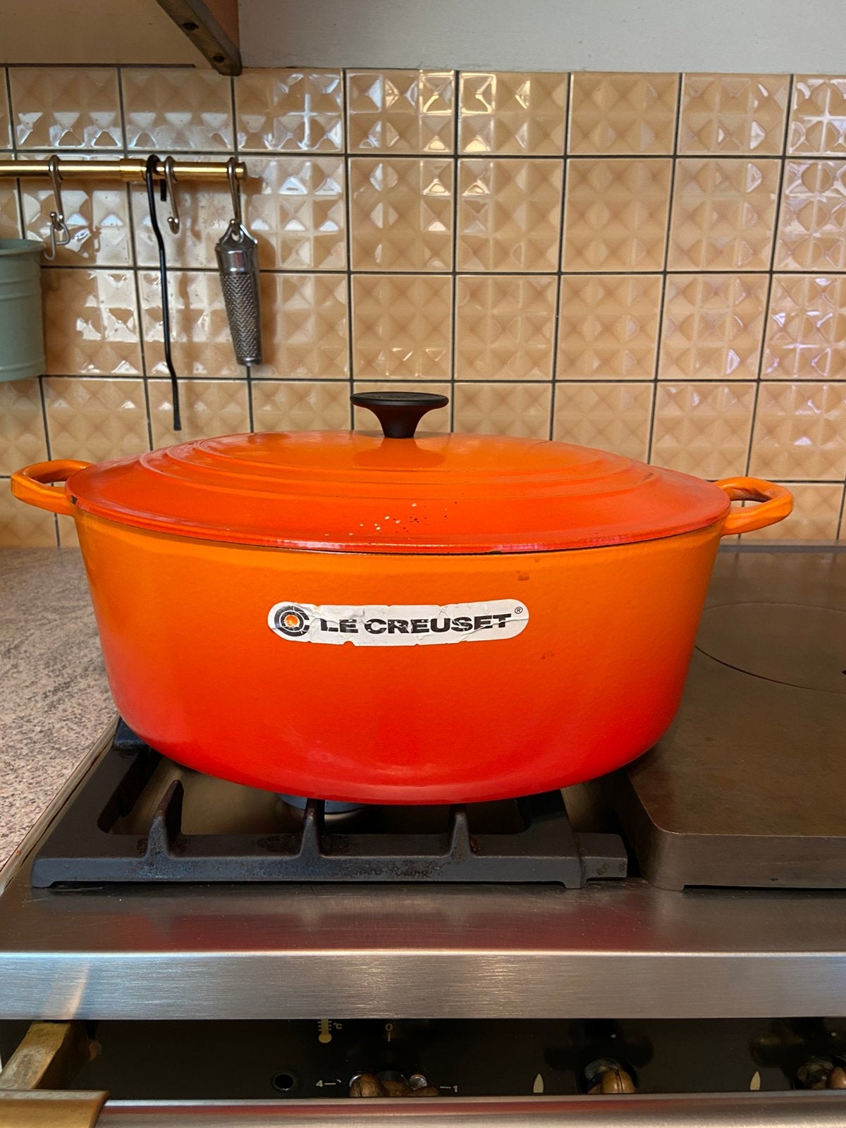 Kookpot Le Creuset diameter 35 cm, Huis en Inrichting, Ophalen, Gebruikt, Le Creuset