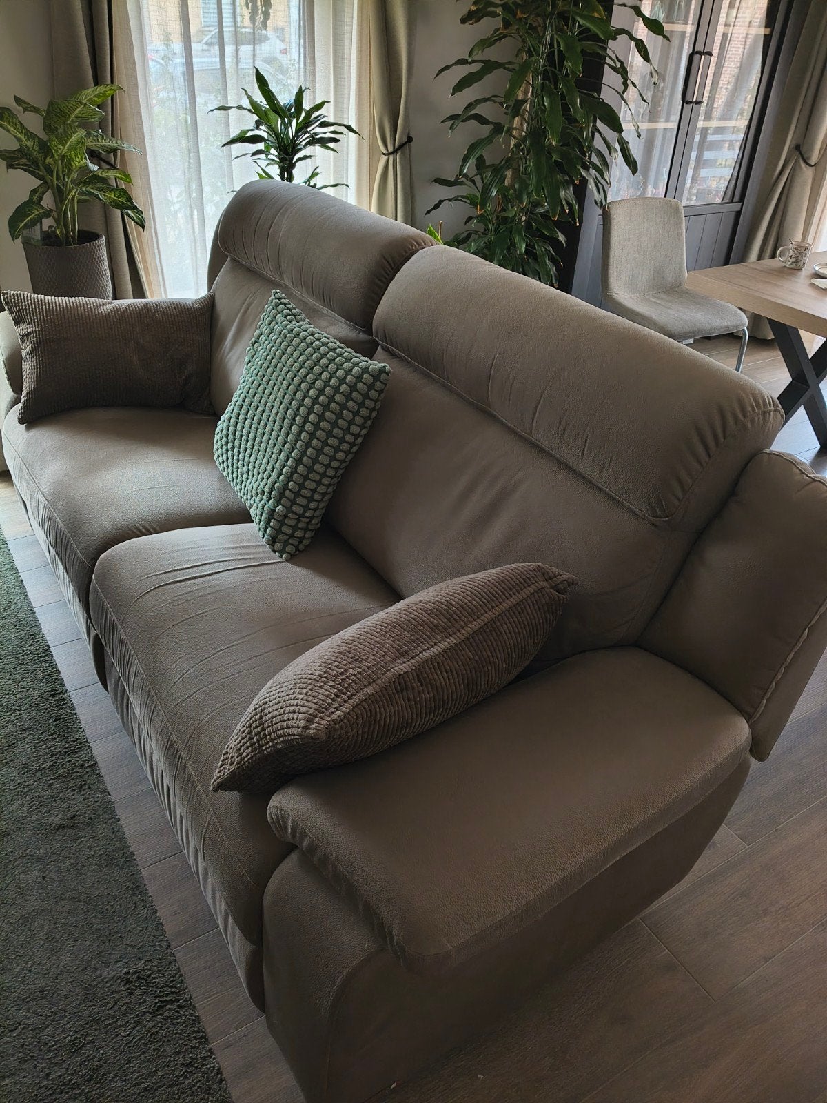 Relaxbank voor 4 personen, Ophalen