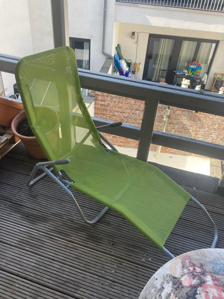 opklapbare strandstoel, Tuin en Terras, Ophalen, Gebruikt, Inklapbaar