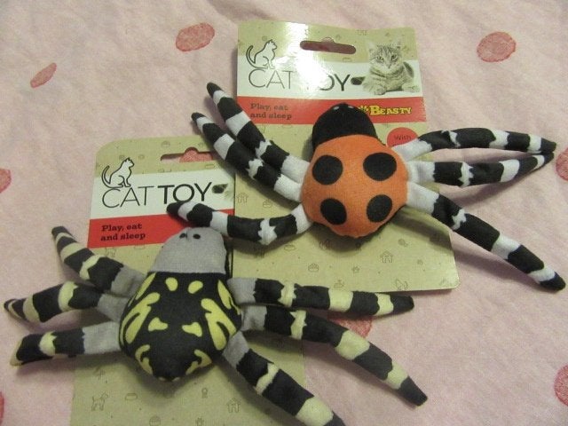 Kattenspeelgoed - spinnen - nieuw - cat toy - kattenkruid, Ophalen of Verzenden, Nieuw, Kattenkruid