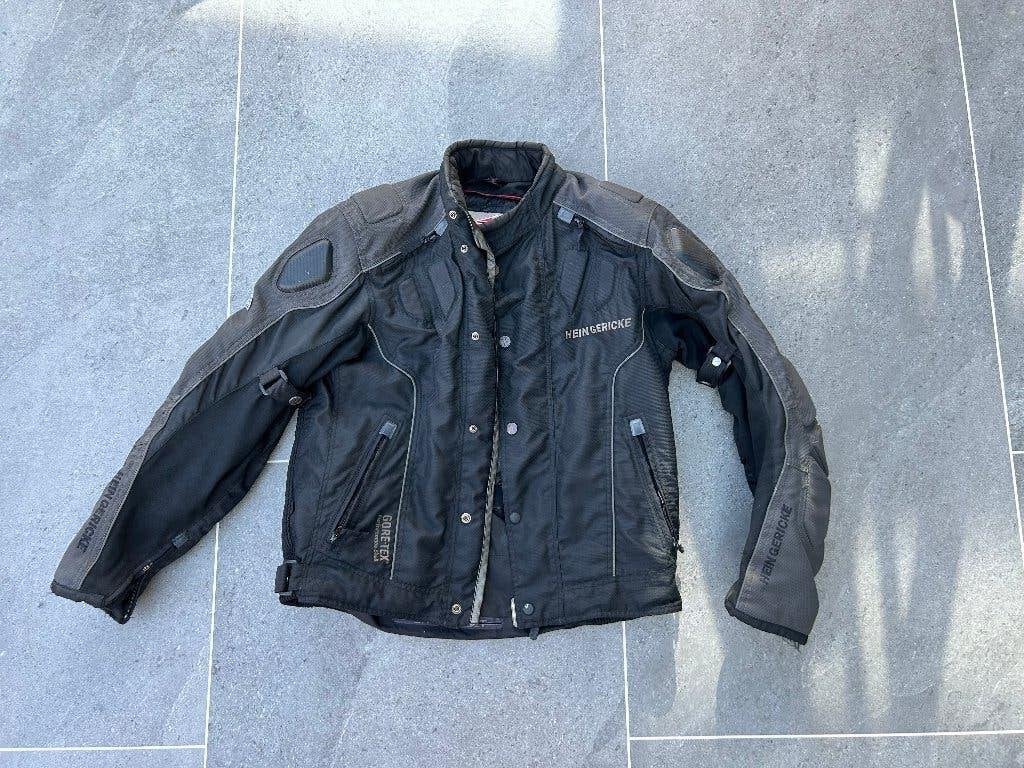 Motorjas mét binnenjas Hein Gericke, Motoren, Ophalen, Tweedehands, Jas | textiel, Hein gericke