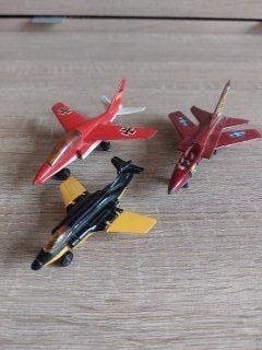 Speelgoed: 3 metalen vliegtuigen, Verzamelen, Ophalen of Verzenden