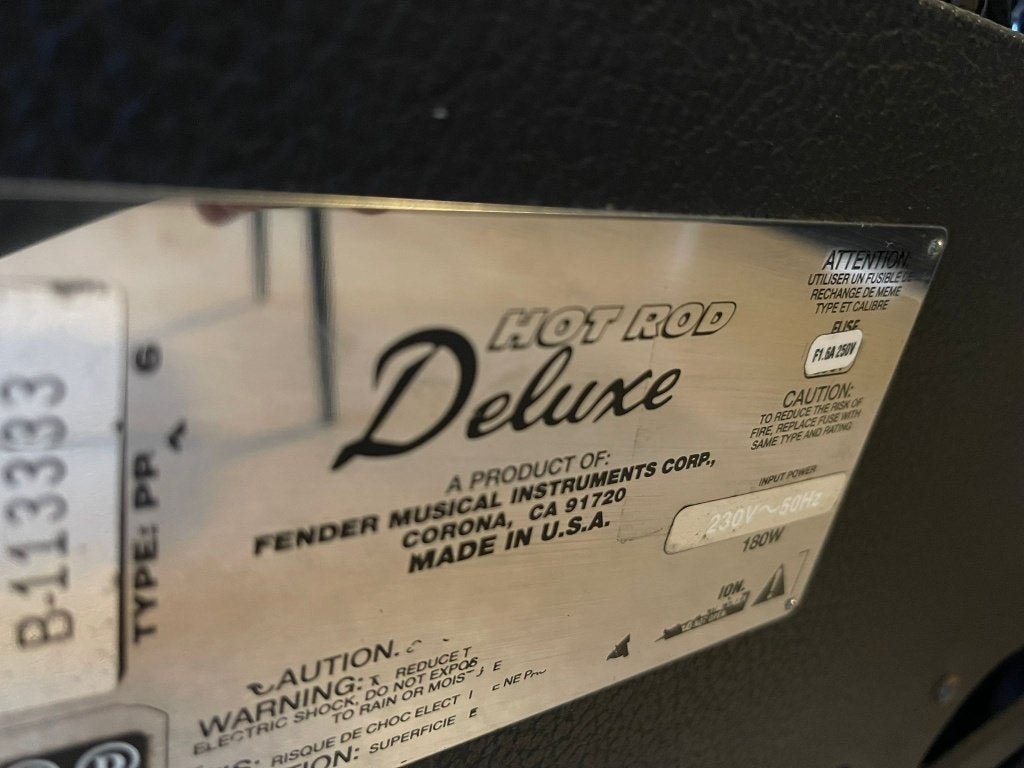 1991 Fender Hot Rod Deluxe (made in USA, Ophalen, Gitaar, 50 tot 100 watt