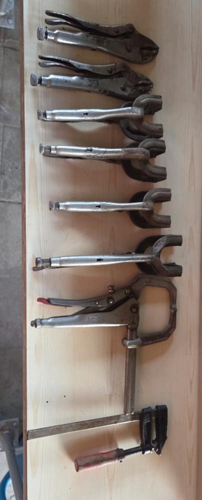Set(8) met verschillende griptangen, Bricolage & Construction, Outillage | Outillage à main, Enlèvement