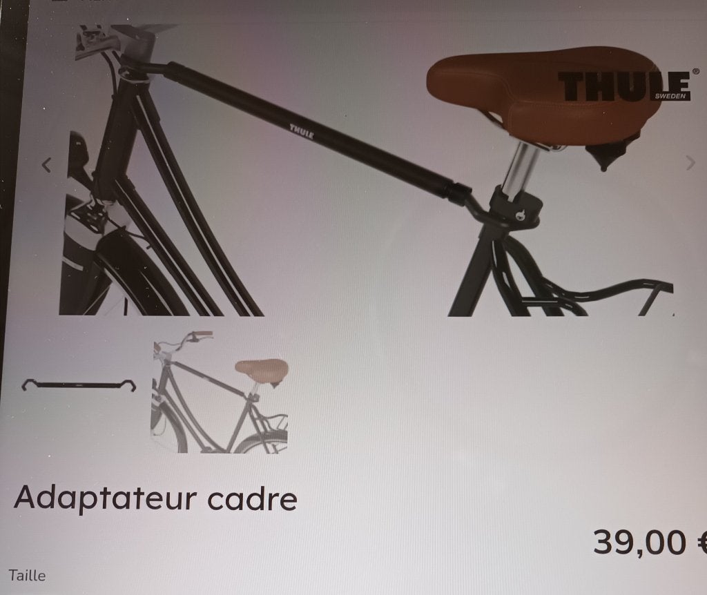 THULE BIKE FRAME ADAPTERT// +FIAMMA, Ophalen, Zo goed als nieuw, Fietsendrager-accessoire