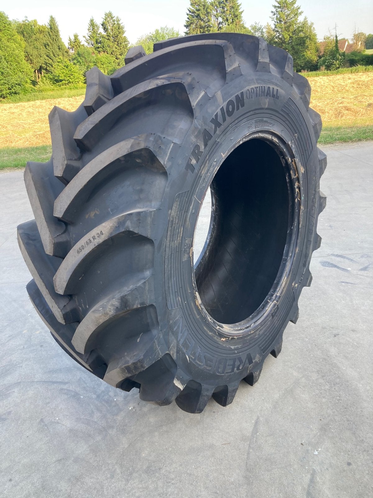 Pneus VF650/65R34 Vredestein, Enlèvement