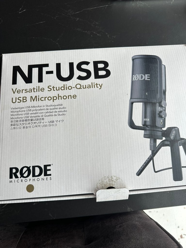 rode nt-usb microfoon, Ophalen, Nieuw