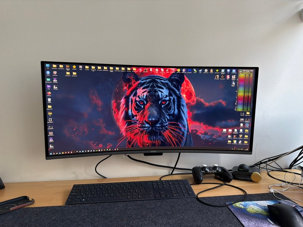 MSI MPG 341CQR QD-OLED X36, Computers en Software, Monitoren, MSI, Minder dan 1 ms, Zo goed als nieuw, Overige resoluties