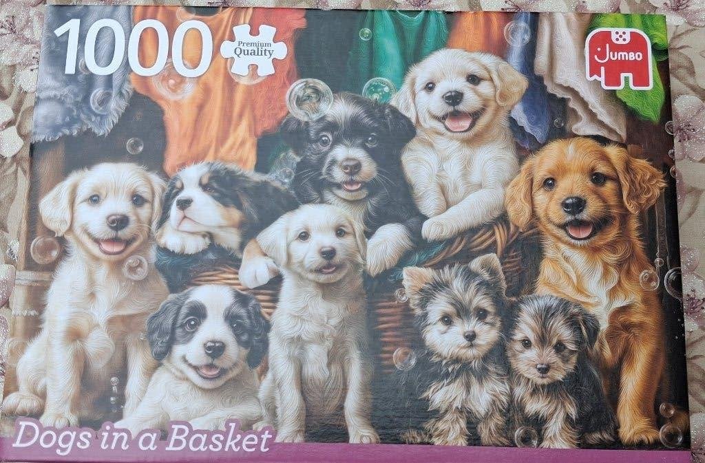 Puzzle Jumbo 1000 pcs, Enlèvement, 500 à 1500 pièces, Comme neuf, Puzzle