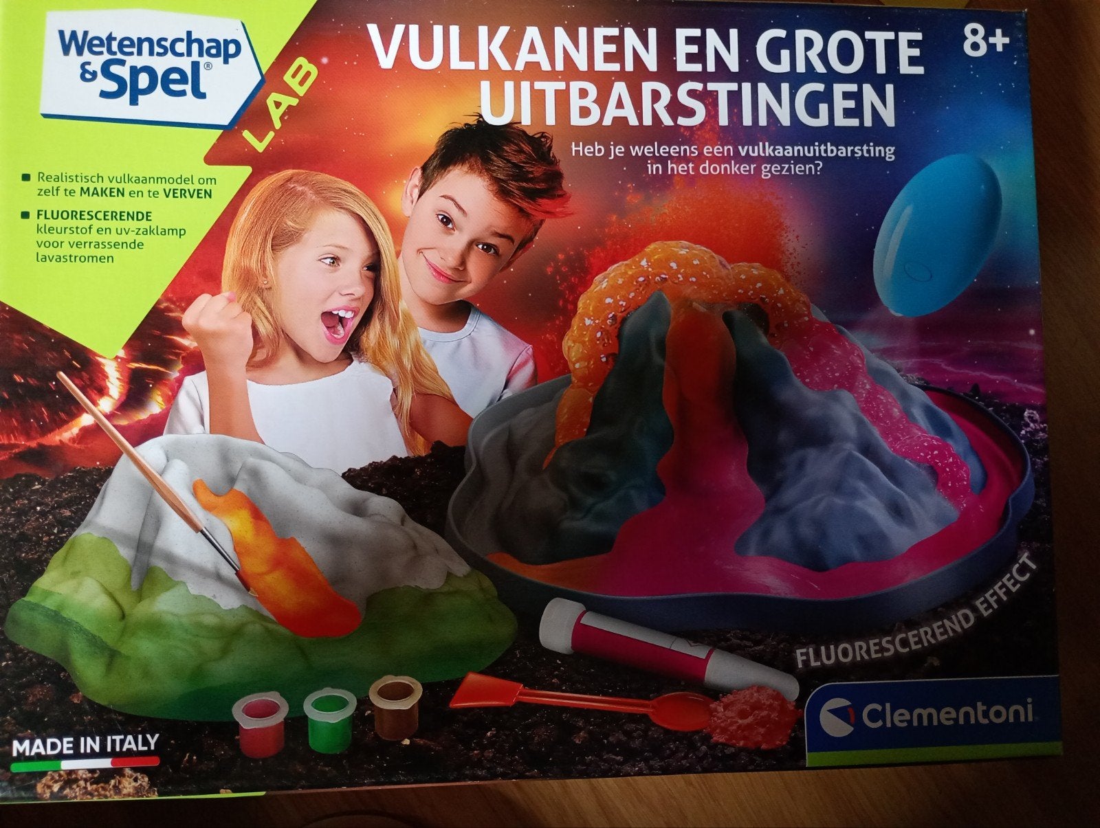 clementoni wetenschap vulkanen, Ophalen