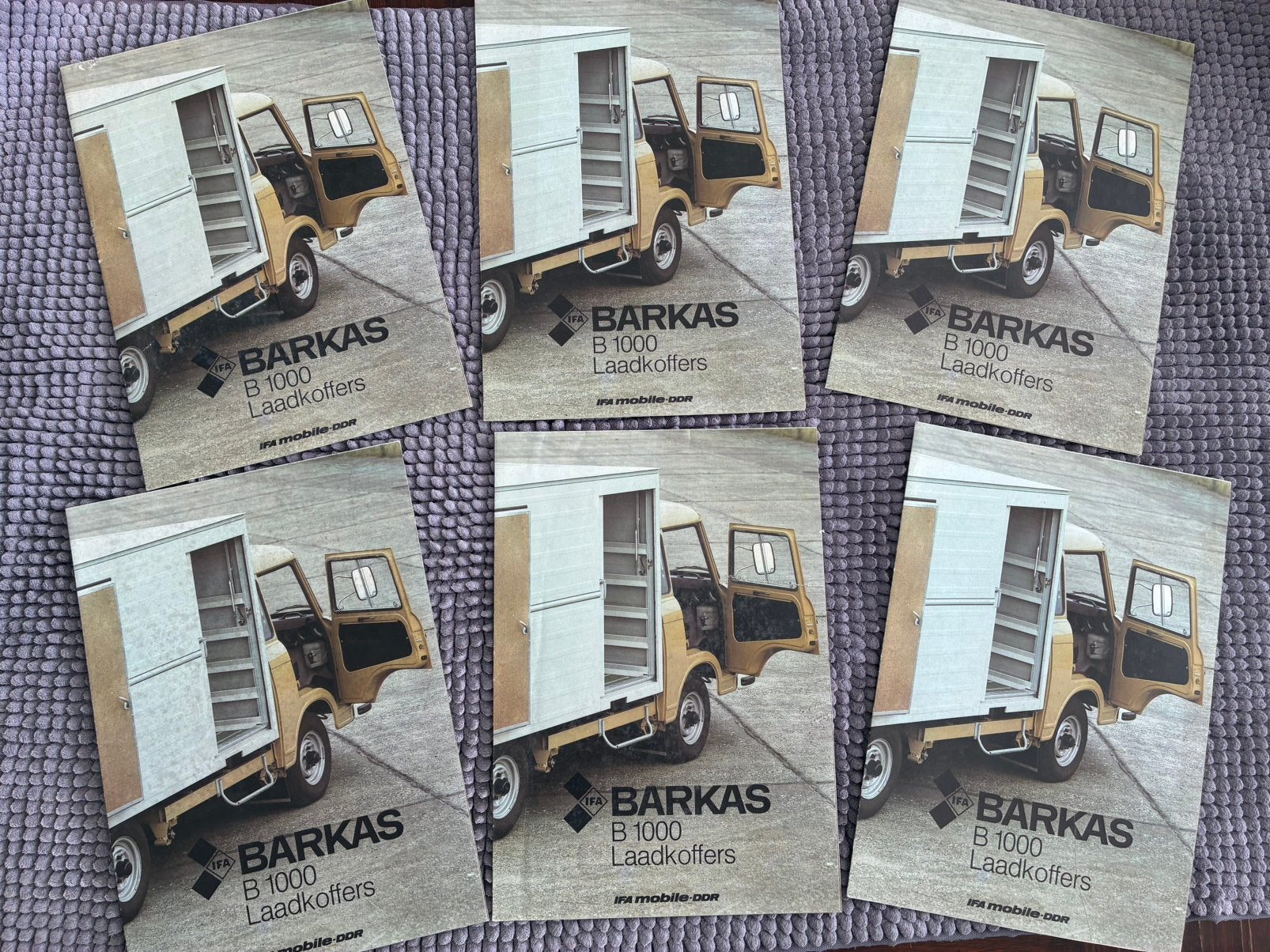 lot collection dépliant barkas b1000 NL, Enlèvement, Autres marques