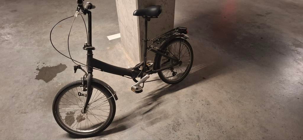 Mini vélo de couleur noire en parfait état. Avec engrenages., Enlèvement, Vitesses