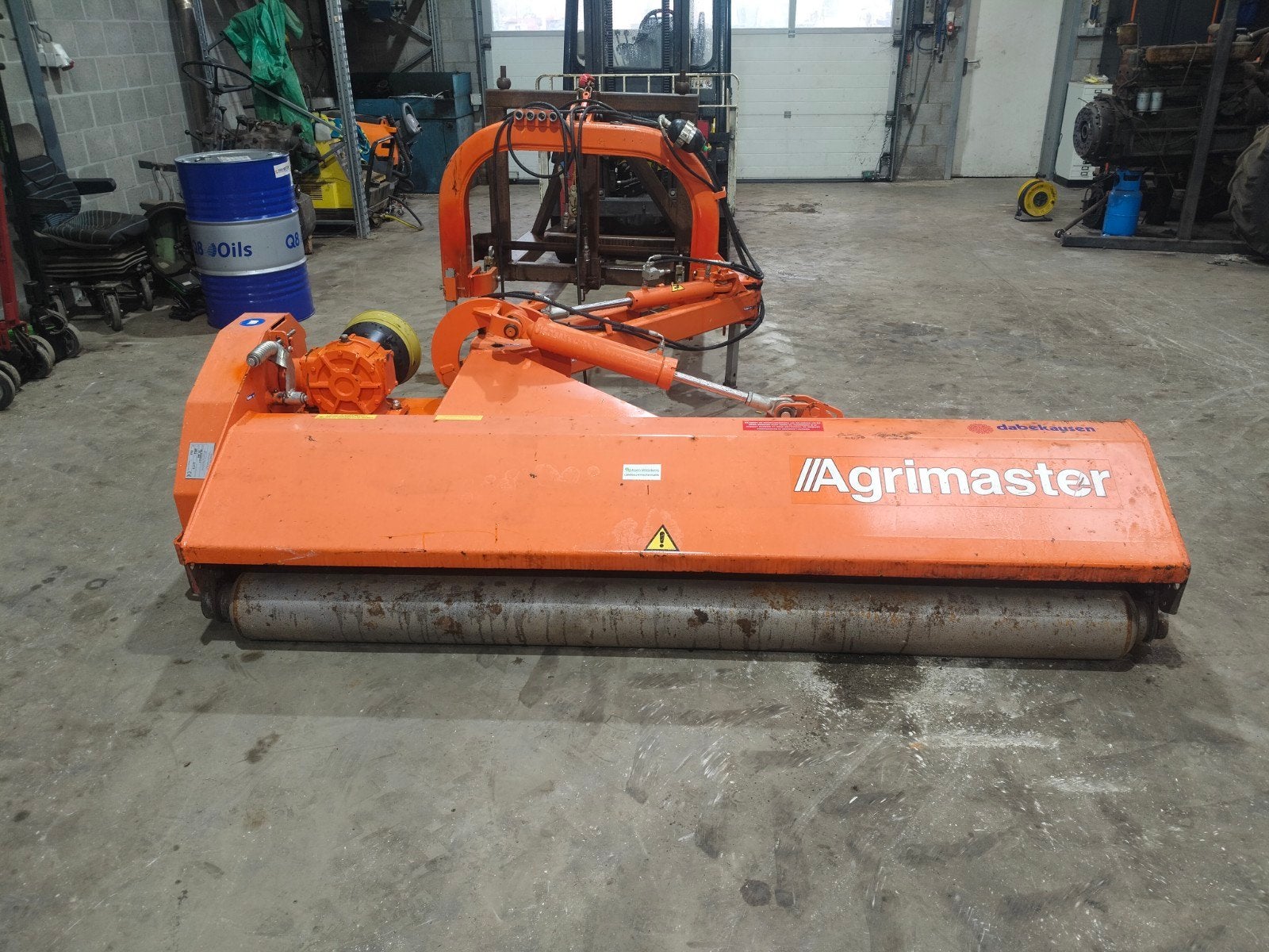 agrimaster klepelmaaier fn240, Enlèvement