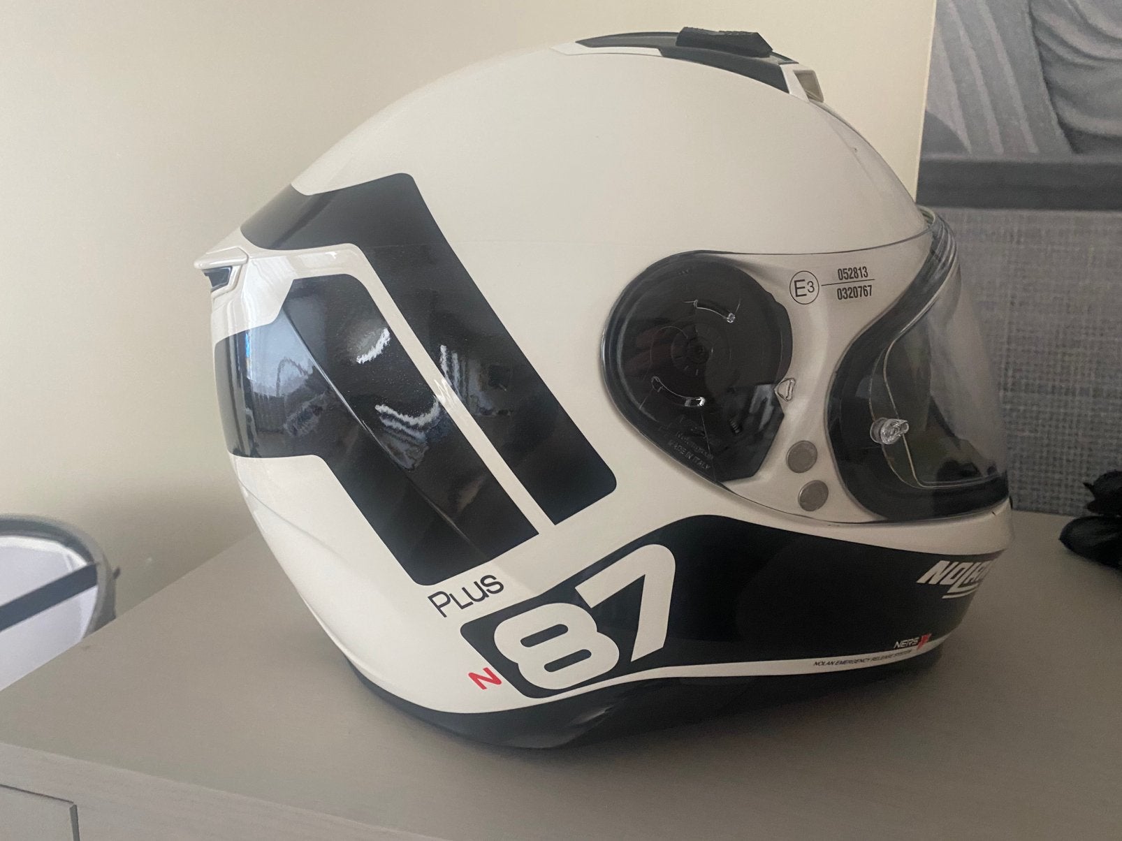 Nieuwe Nolan 87 plus XXL-helm, Motoren, Kleding | Motorhelmen, Ophalen, Nieuw met kaartje, Dames, Nolan