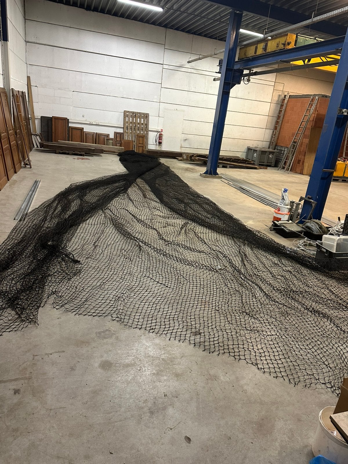 Groot vogelnet 16x 8m, Tuin en Terras, Ophalen, Zo goed als nieuw