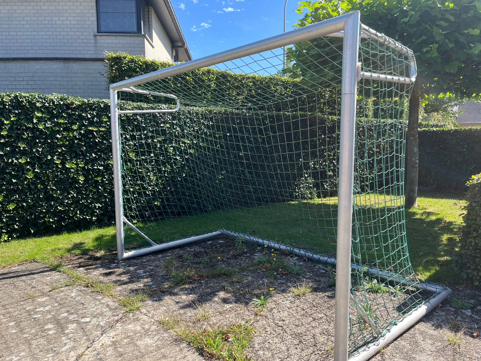 Calzio 300 aluminium voetbaldoel 300x200 cm, Sports & Fitness, Enlèvement, Utilisé, Autres types