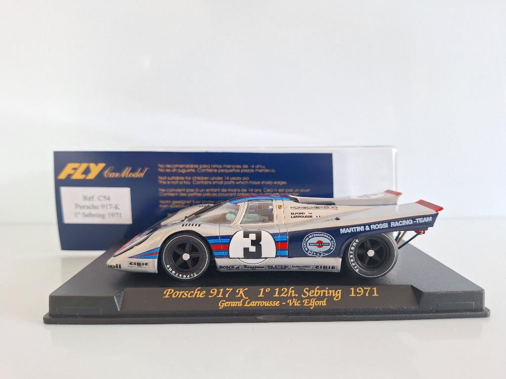 Fly Porsche 917-K 12H Sebring Gerard Larrouse Vic Elford C54, Neuf, Autres marques, Électrique, Circuit