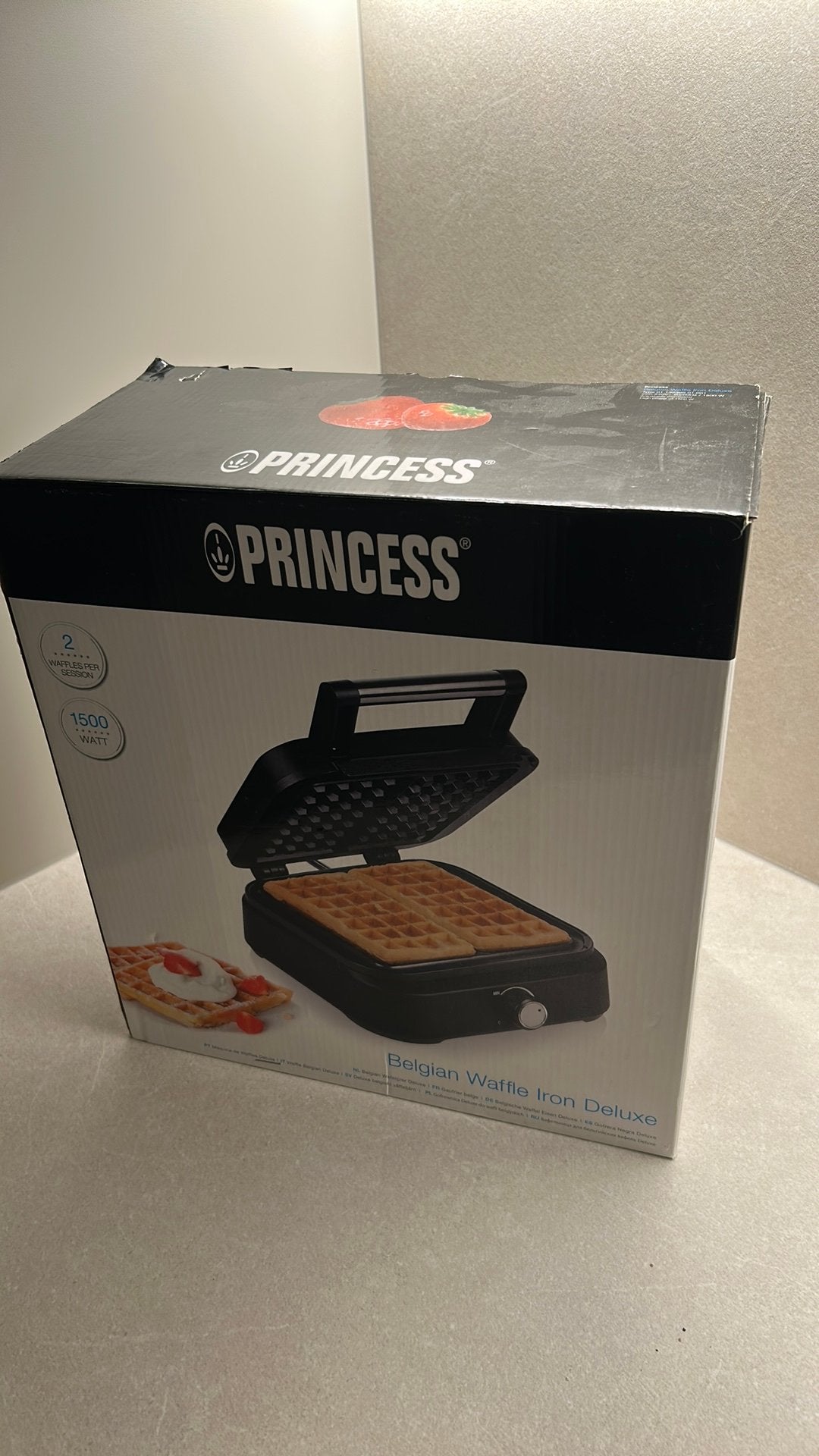 Wafelijzer voor Brusselse wafels, Ophalen, Zo goed als nieuw