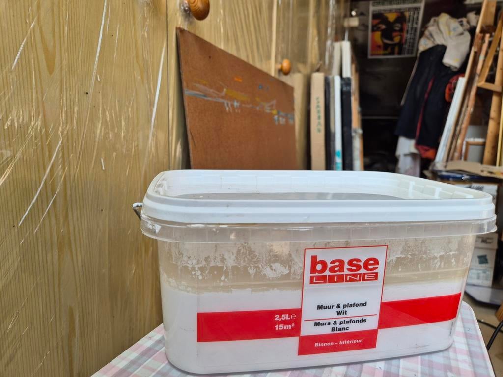 Peinture blanche intérieur mur et plafond 1.3L base line, Enlèvement