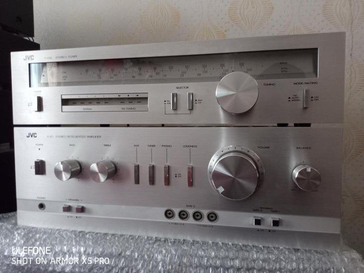 JVC A-S5 + V-T5L, Audio, Tv en Foto, Versterkers en Ontvangers, Ophalen, Gebruikt, Stereo