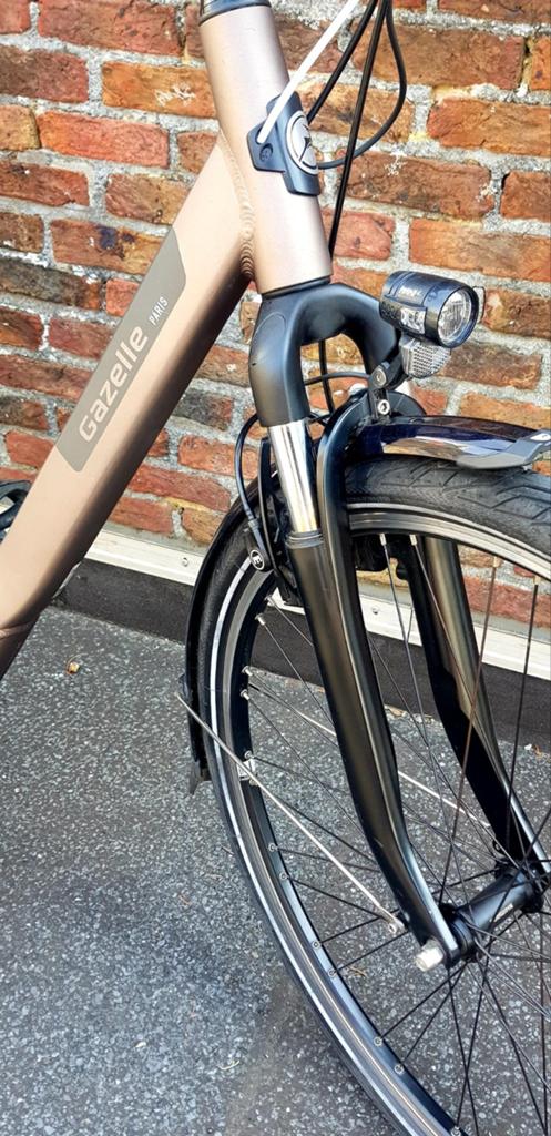 Elektrische Damesfiets Gazelle Paris 500wh, Fietsen en Brommers, Elektrische fietsen, Gazelle, Ophalen