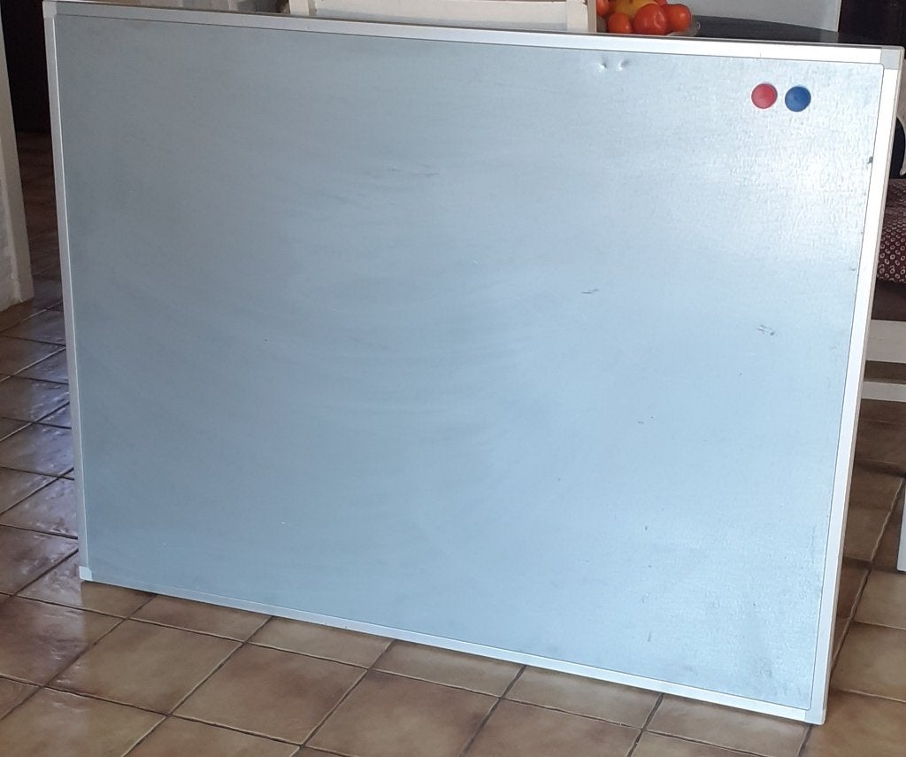 Groot magnetisch whiteboard, Ophalen, Whiteboard