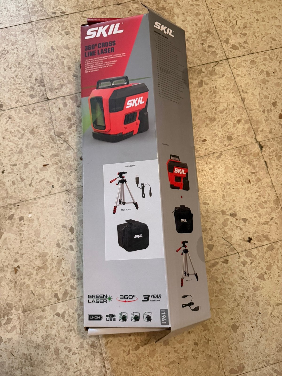 Skil laser, Ophalen, Zo goed als nieuw