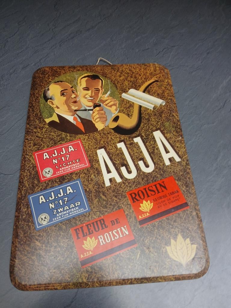 Oud reclamebordje 1954 ajja, Verzamelen, Ophalen