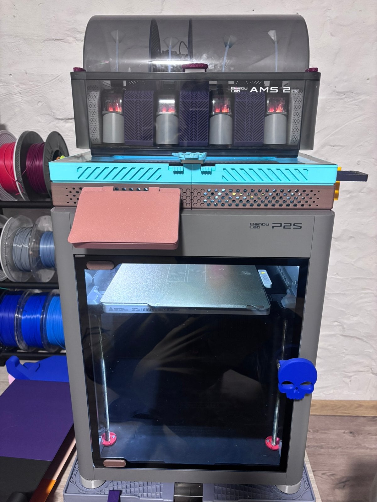 Bambu lab p2s met vele upgrades en acc., Informatique & Logiciels, Wi-Fi intégré, Enlèvement, Utilisé, Filament