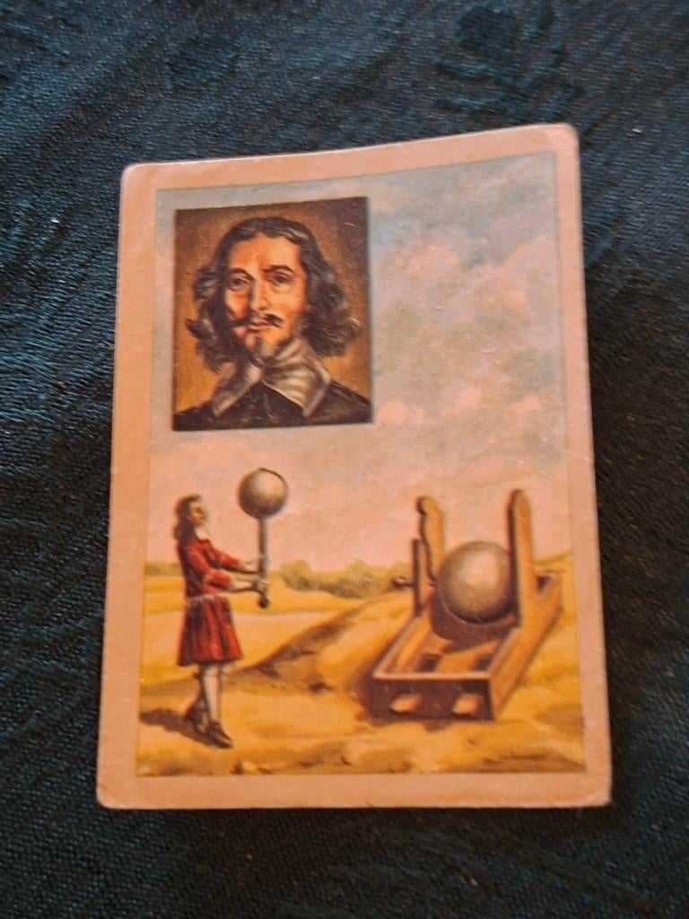 Prentje/Chromo : Otto Guericke/Chocolade Jacques, Ophalen of Verzenden, Gebruikt, Overige onderwerpen, Prent