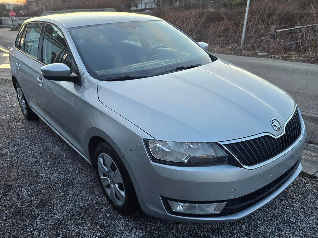 SKODA RAPID 1.4 TDI 2017 AIRCO/GPS/129000KM/EURO 6b, Autos, Achat, Entreprise, Diesel, 66 kW