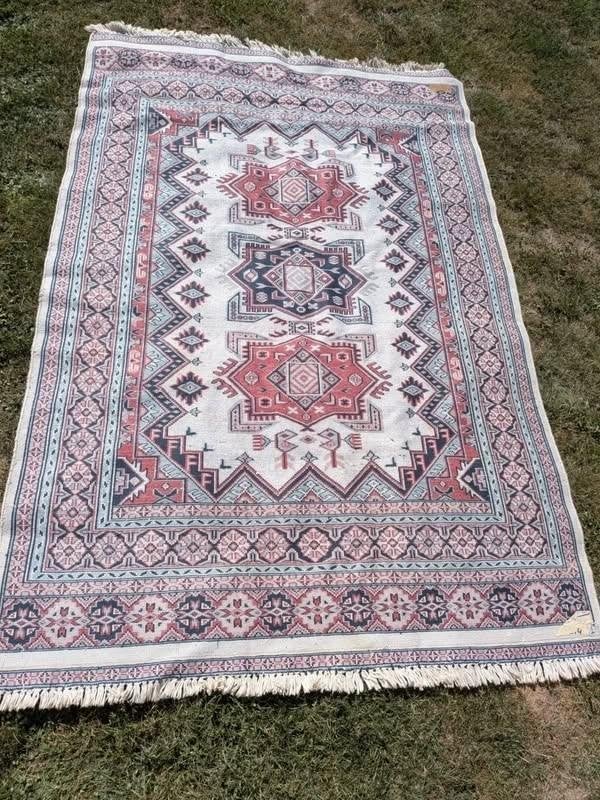 Groot oosters vloerkleed. Jaypour. 2 m x 122 m., Antiek en Kunst, Ophalen