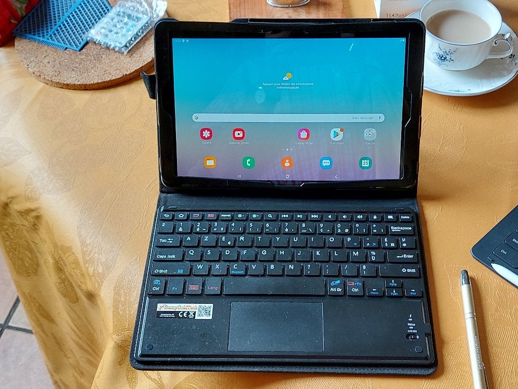 Samsung Galaxy Tab A ( 2018 10.5 ) avec clavier, Enlèvement ou Envoi, 10 pouces, Utilisé, Samsung Galaxy Tab