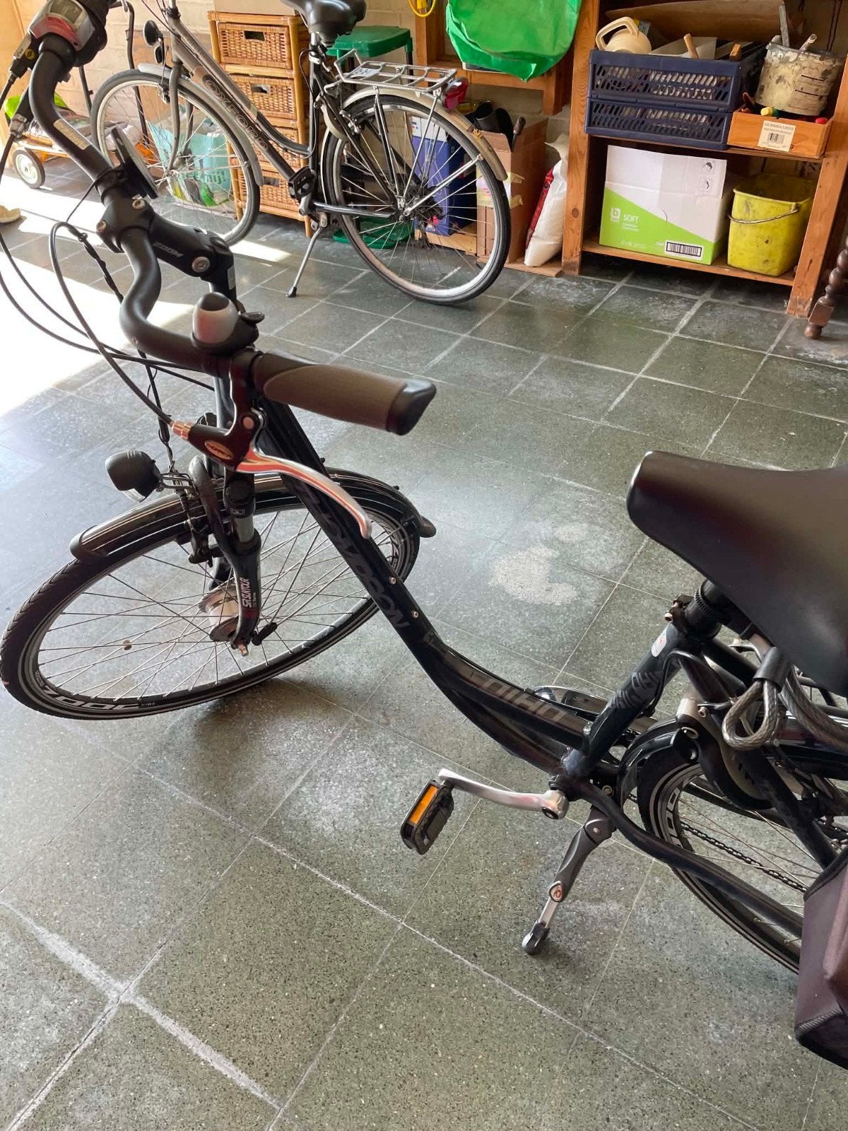 fiets THOMPSON met lage instap, Ophalen