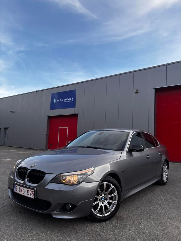 BMW 520d E60 Pack M – 2009 – Euro 5, Auto's, Euro 5, Achterwielaandrijving, Zwart, 4 cilinders