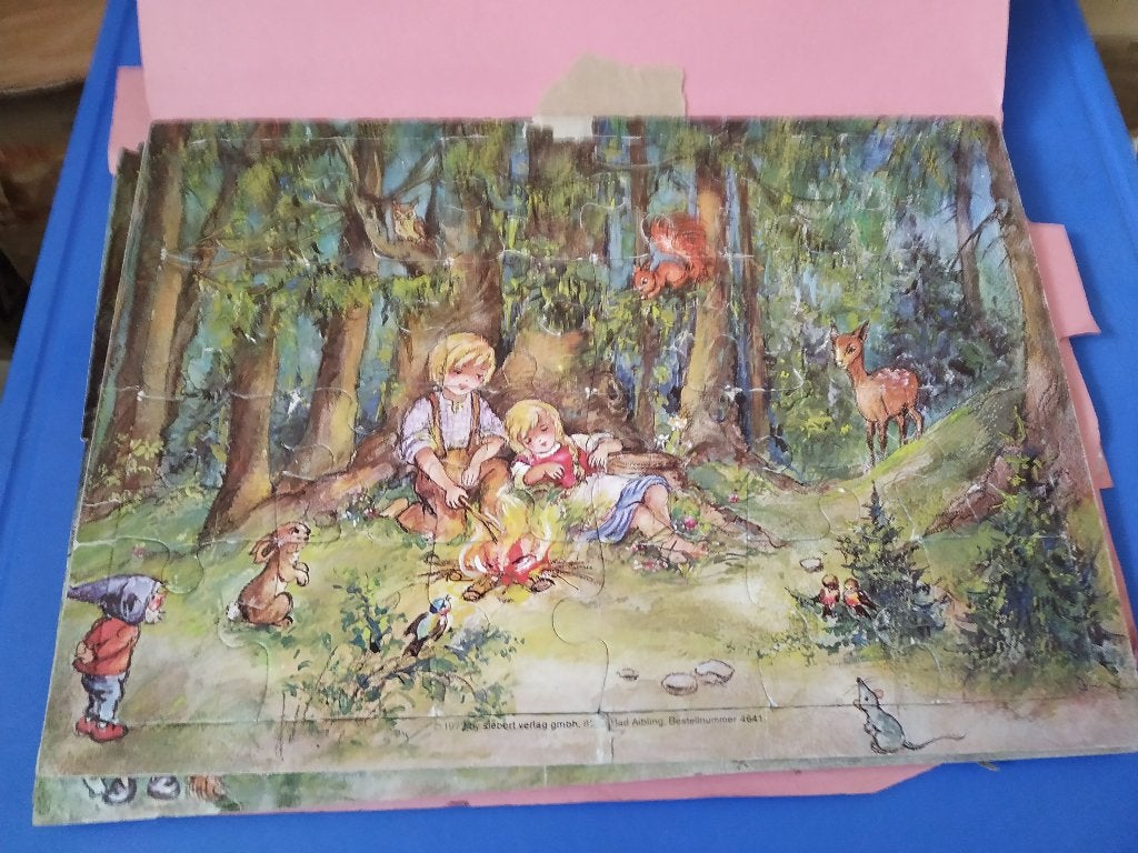 oude puzzels set met verschillende verhalen, Ophalen of Verzenden