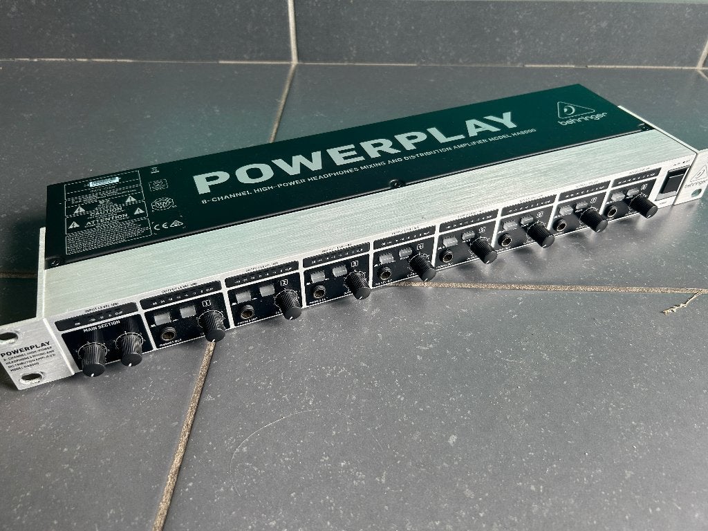 Behringer powerplay Ha8000, Muziek en Instrumenten, Mengpanelen, Ophalen of Verzenden, Zo goed als nieuw, 5 tot 10 kanalen