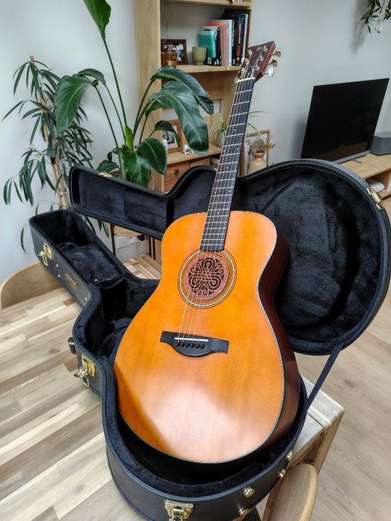 YAMAHA FS5 (met k&k pure mini), Ophalen, Gebruikt, Western- of Steelstringgitaar, Met (piezo-)element