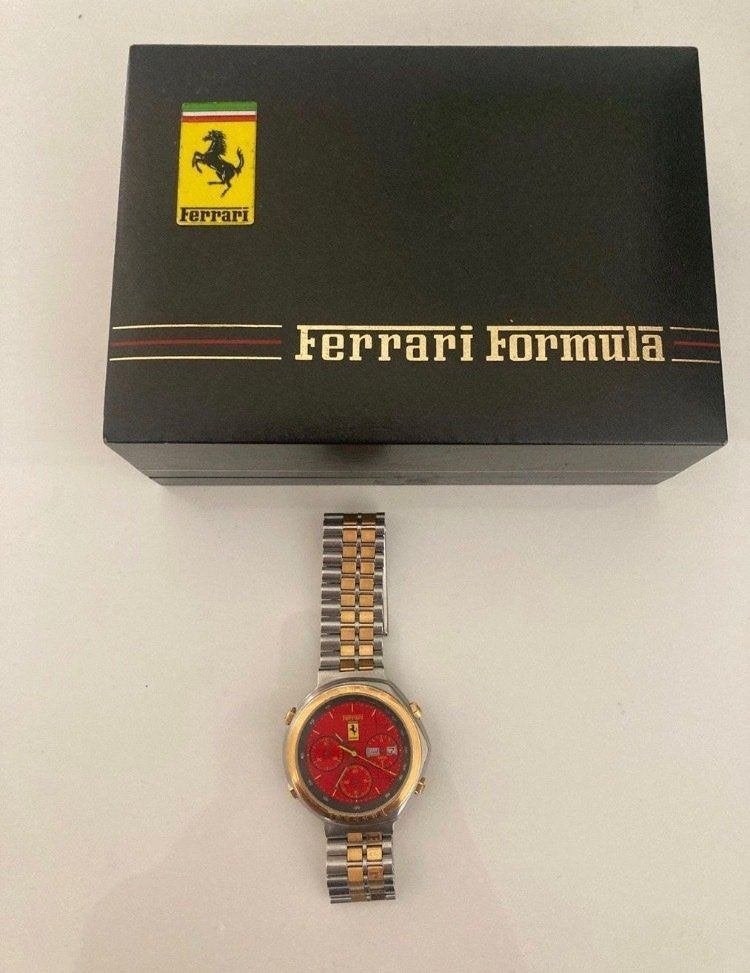 Cartier - Ferrari Formula - Heren - 1980-1989, Handtassen en Accessoires, Horloges | Heren, Gebruikt, Polshorloge, Goud, Goud
