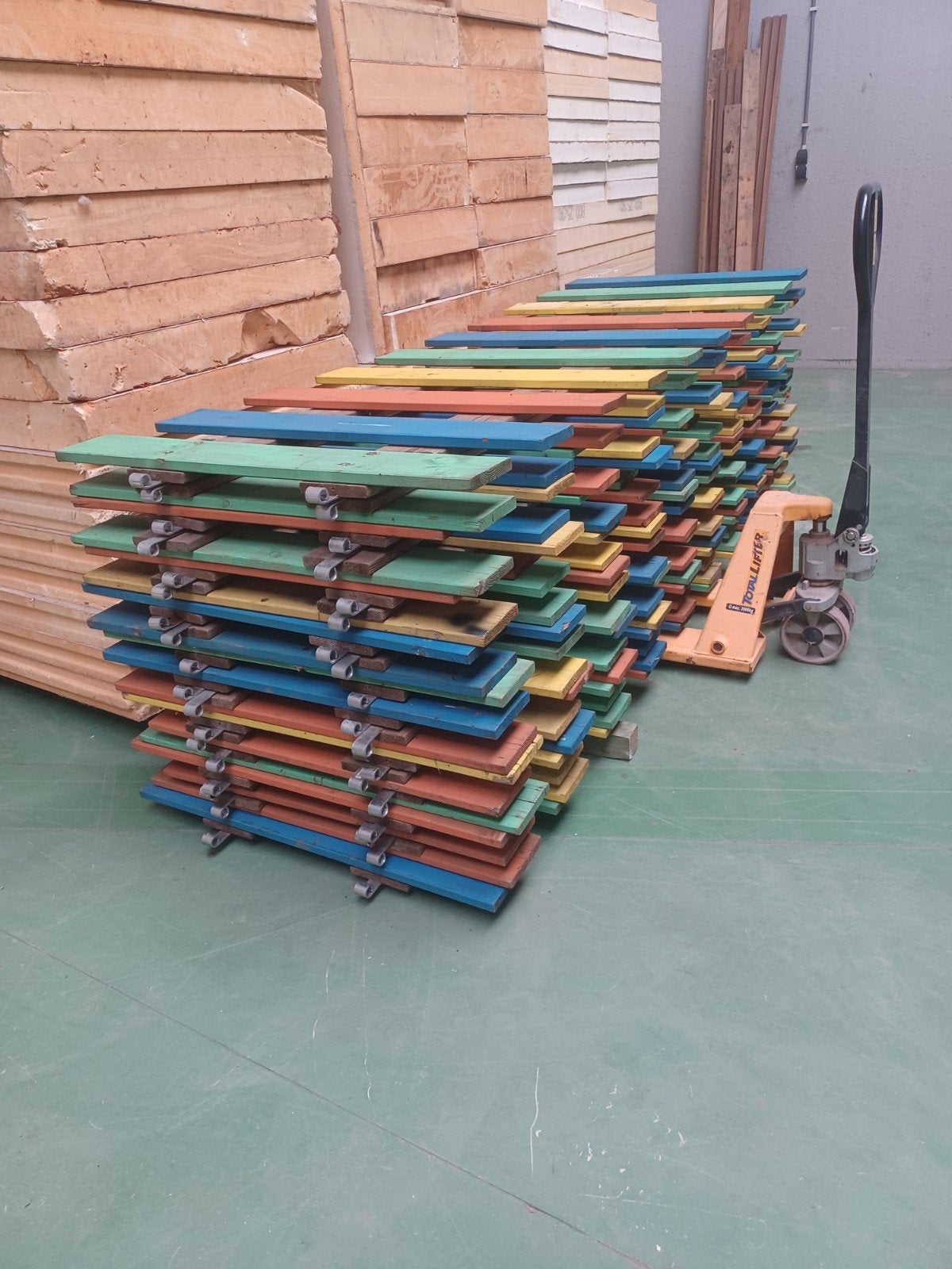 Houten afsluiting, Ophalen