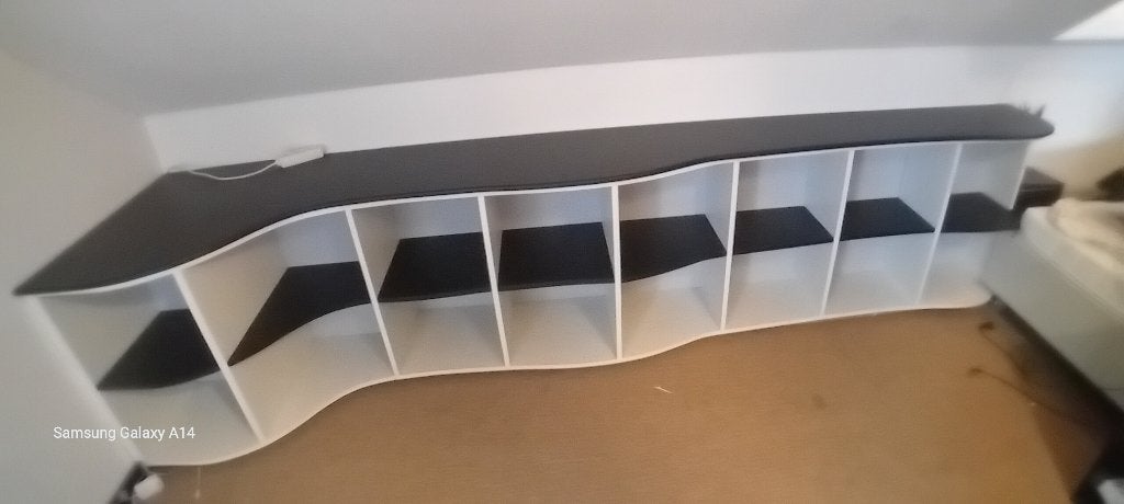 meubles réalisé par un ebenist -exemplaire unique, Maison & Meubles, Avec tablette(s), 300 cm ou plus, Moins de 100 cm, Comme neuf