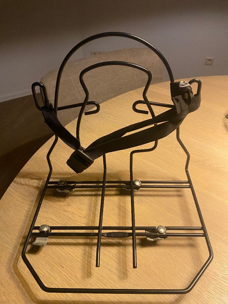 Fiets draagrek boekentas, Ophalen, Gebruikt