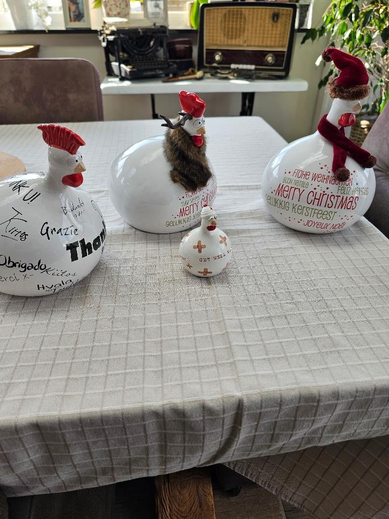 Kip j-line decoratie, Ophalen, Zo goed als nieuw, Overige typen